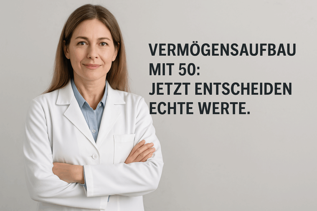 Vermögensaufbau mit 50: Jetzt entscheiden echte Werte